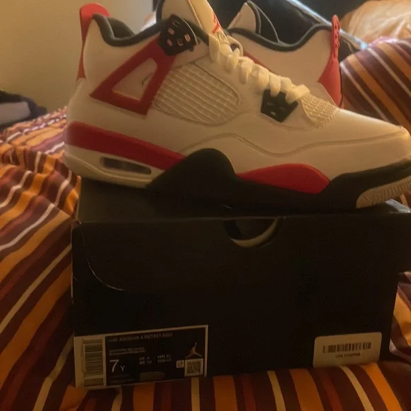 Brand New in Box Air Jordan 4 Retro Fire Red